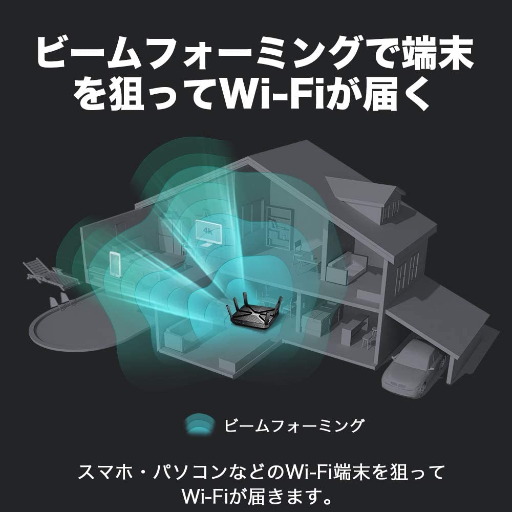 お得】 TPLINK 無線LANルーター Wi-Fiルーター Wi-Fi 6 ax ac n a g b 目安：〜4LDK 3階建  ARCHERAX4800 discoversvg.com